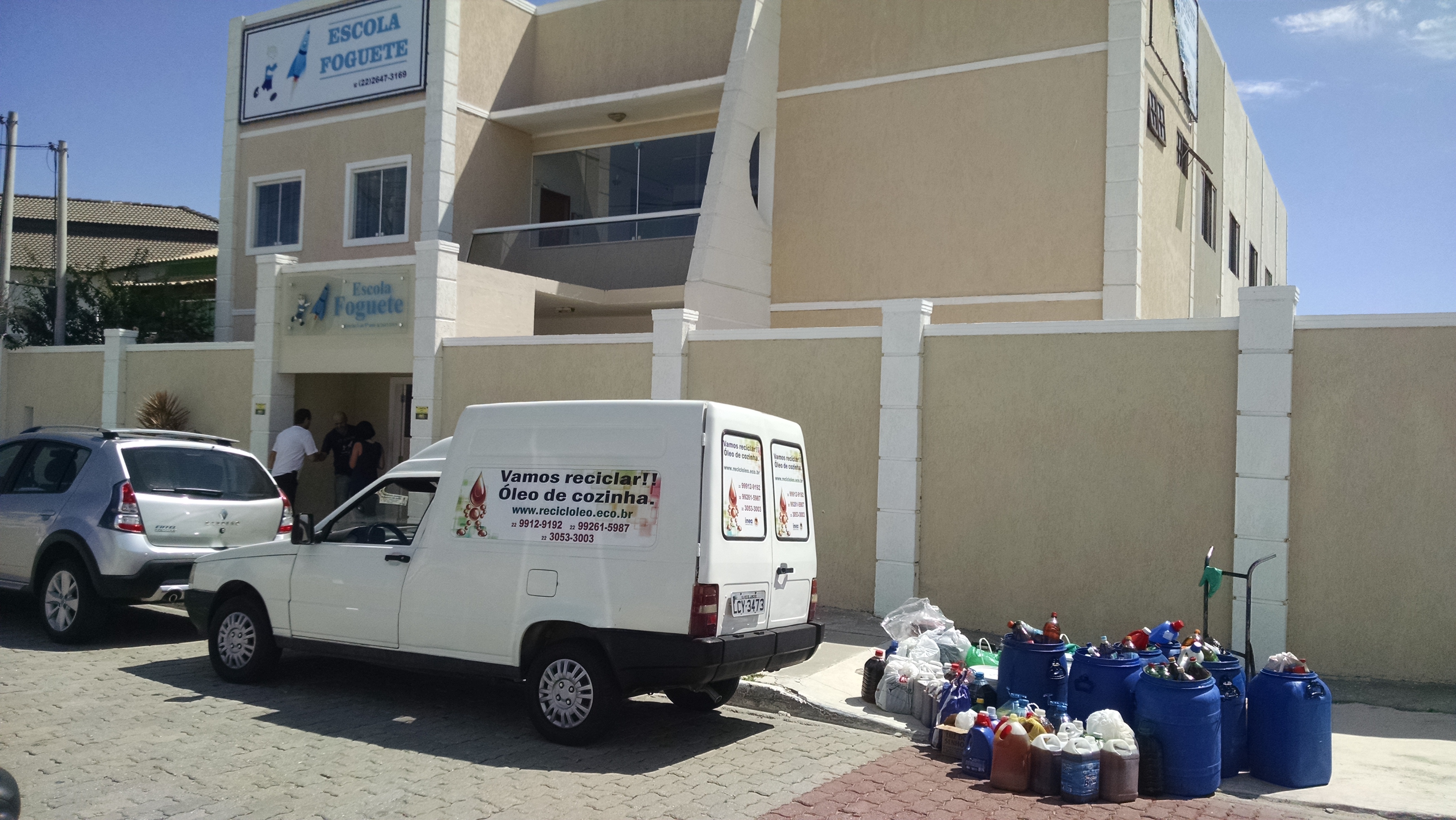 Gincana Sustentável - Escola Foguete - Reciclóleo Cabo Frio