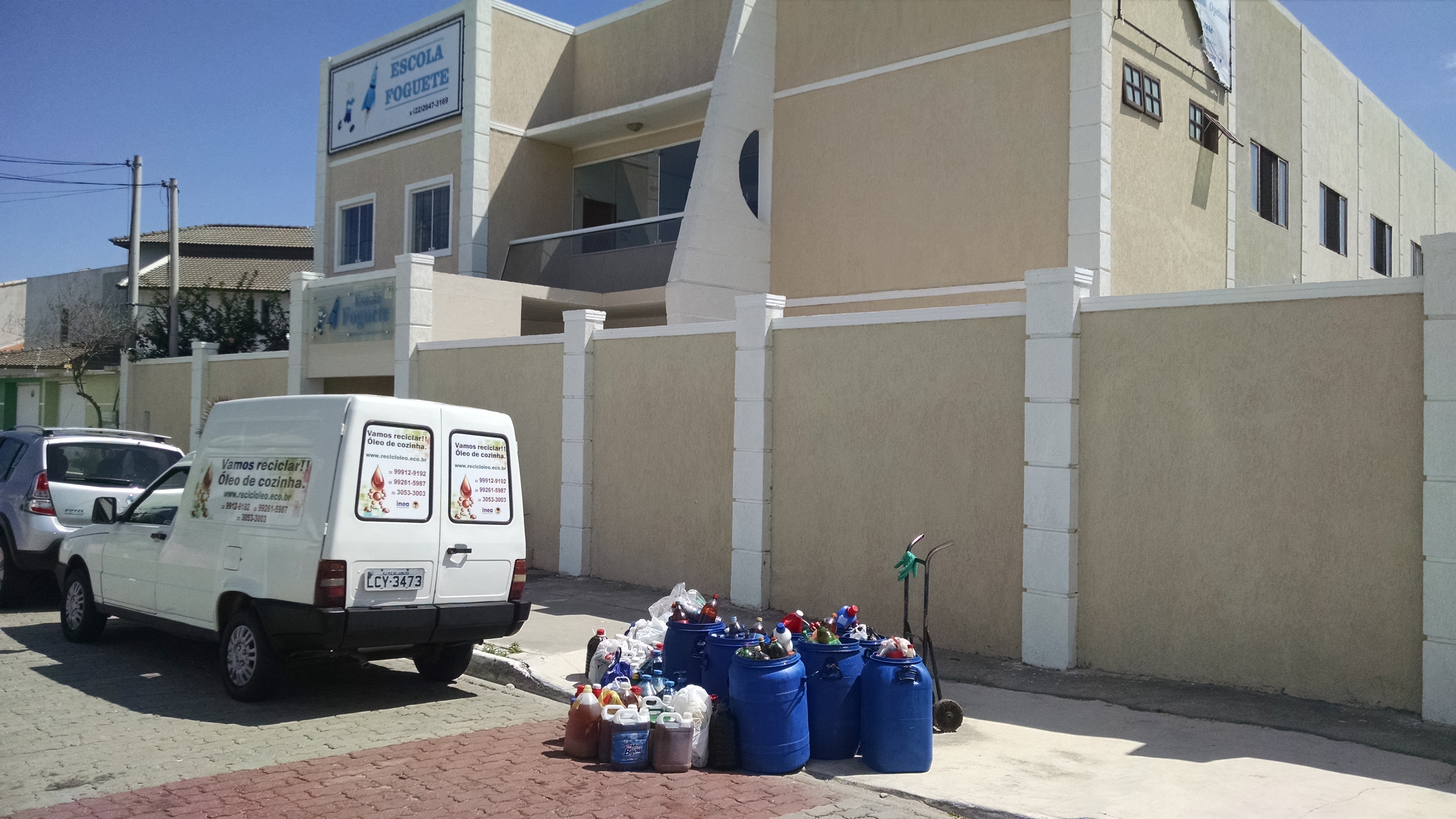 Gincana Sustentável - Escola Foguete - Reciclóleo Cabo Frio
